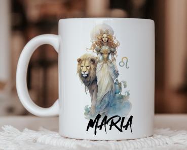 Coffee mug zodiac sign Leo